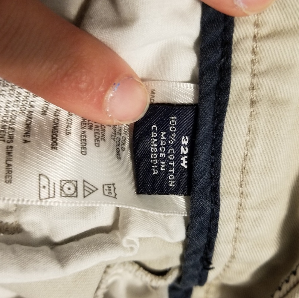 Men's khaki shorts - Picture 4 of 4